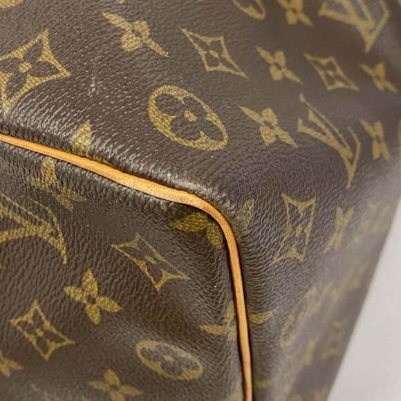 LOUIS VUITTON Authentic Brown Monogram Keepall 50 Boston Bag - Picture 6 of 11